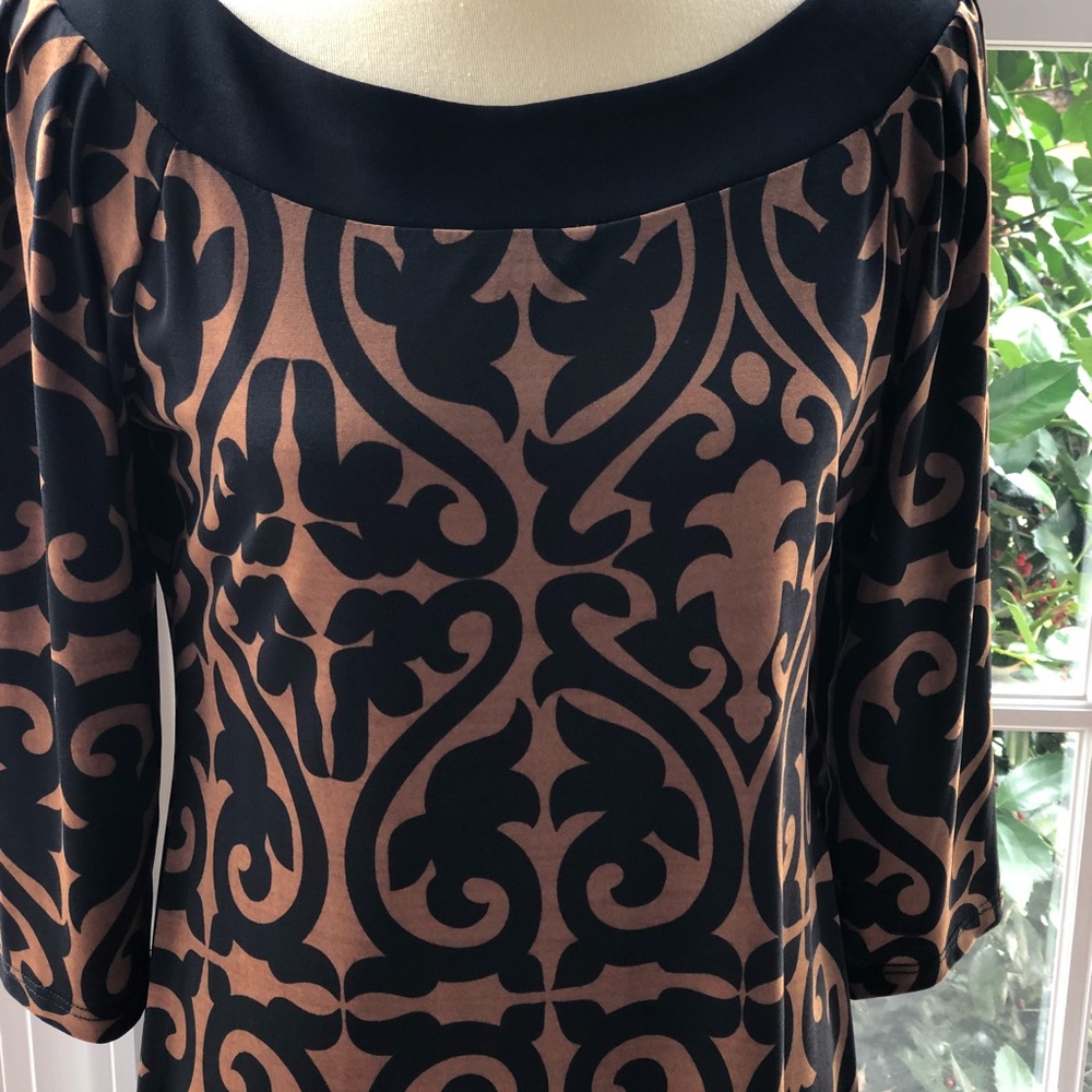 Tiana B Boatneck Slimming Dress
